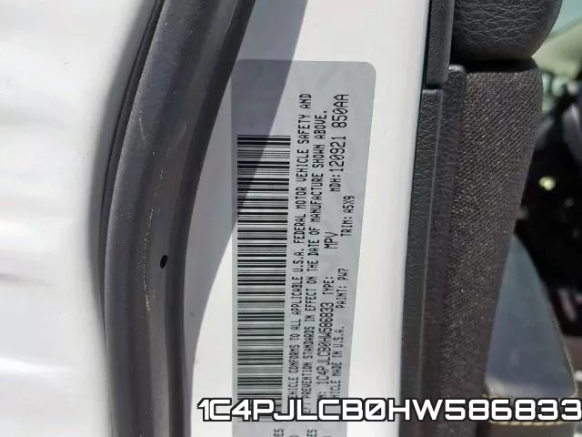 1C4PJLCB0HW586833 фото 2