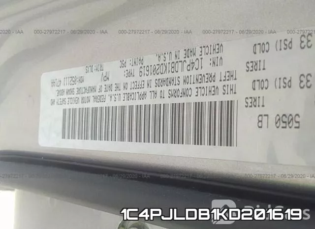 1C4PJLDB1KD201619 фото 10