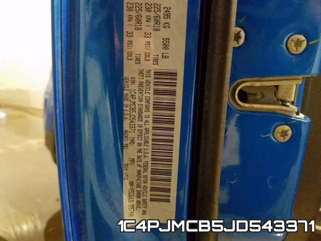 1C4PJMCB5JD543371 фото 2