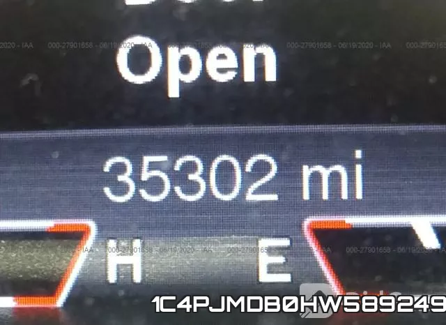1C4PJMDB0HW589249 фото 8