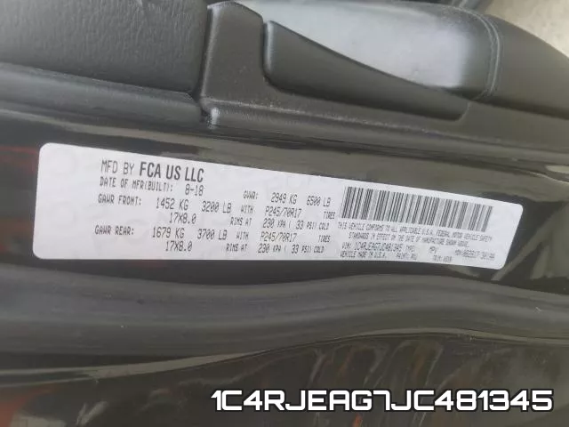 1C4RJEAG7JC481345 фото 2