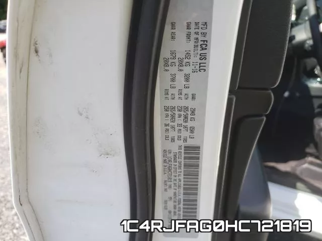 1C4RJFAG0HC721819 фото 2