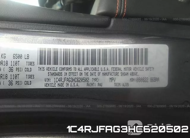 1C4RJFAG3HC620502 фото 10