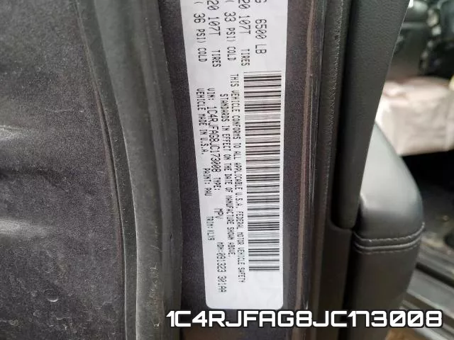 1C4RJFAG8JC173008 фото 2