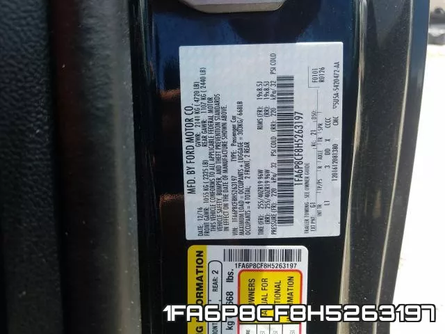 1FA6P8CF8H5263197 фото 2