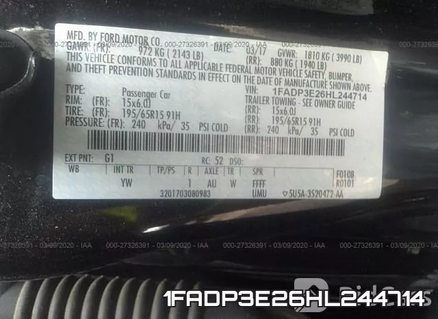 1FADP3E26HL244714 фото 10