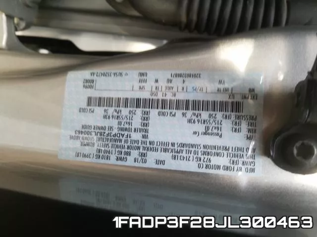 1FADP3F28JL300463 фото 2