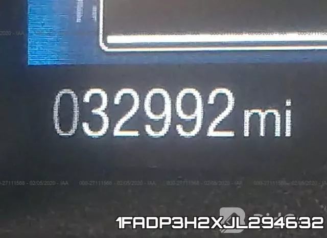 1FADP3H2XJL294632 фото 8
