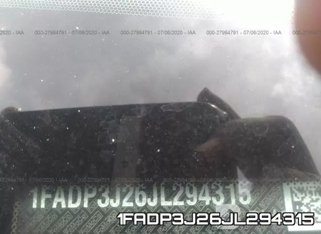 1FADP3J26JL294315 фото 10
