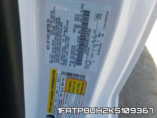 1FATP8UH2K5109367 фото 2
