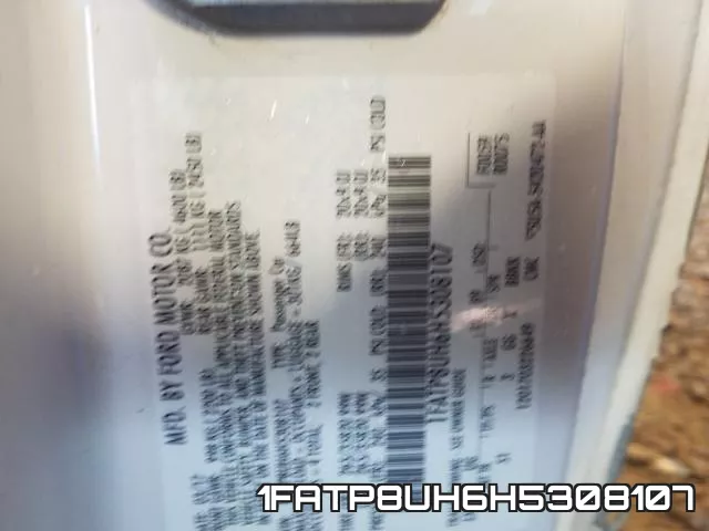 1FATP8UH6H5308107 фото 2