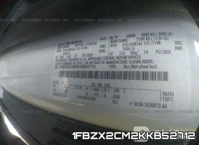 1FBZX2CM2KKB52712 фото 10