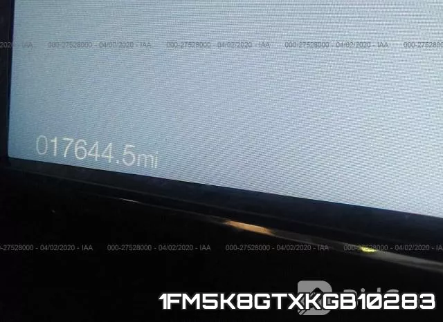 1FM5K8GTXKGB10283 фото 8