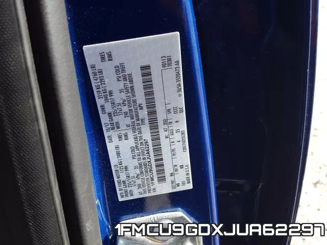 1FMCU9GDXJUA62297 фото 2