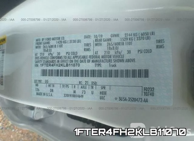 1FTER4FH2KLB11070 фото 10