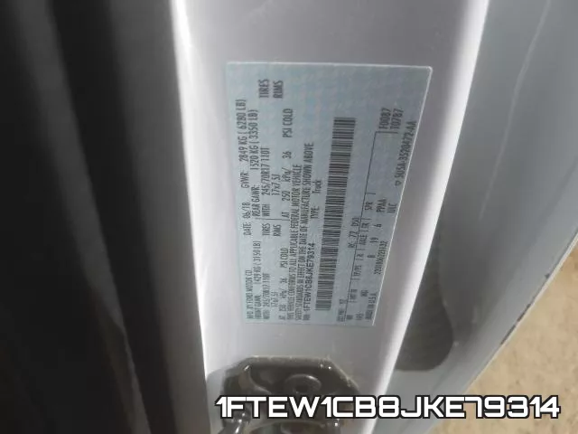 1FTEW1CB8JKE79314 фото 2