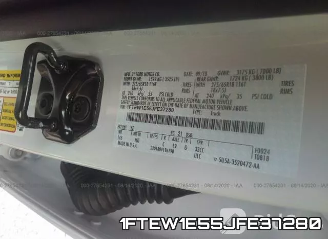 1FTEW1E55JFE37280 фото 10