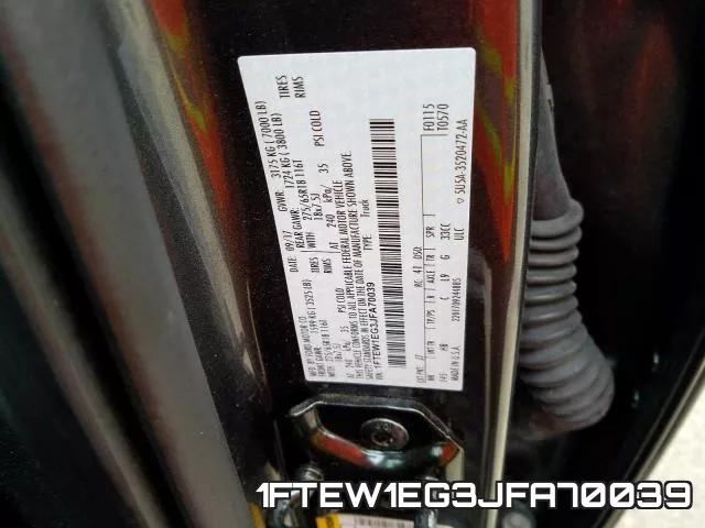 1FTEW1EG3JFA70039 фото 2