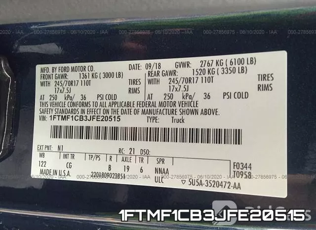 1FTMF1CB3JFE20515 фото 10