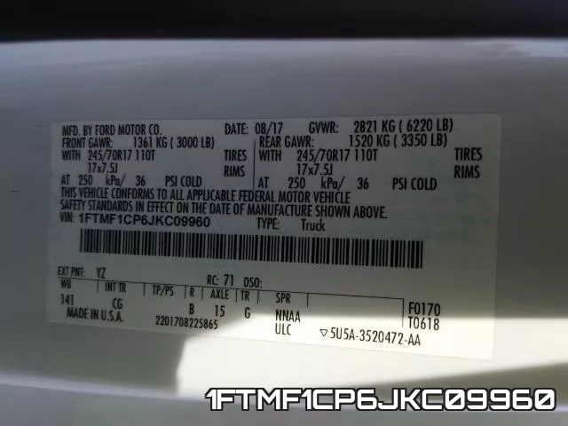 1FTMF1CP6JKC09960 фото 2