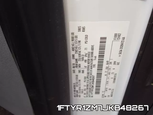 1FTYR1ZM7JKB48267 фото 2
