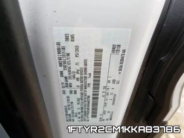 1FTYR2CM1KKA83786 фото 2