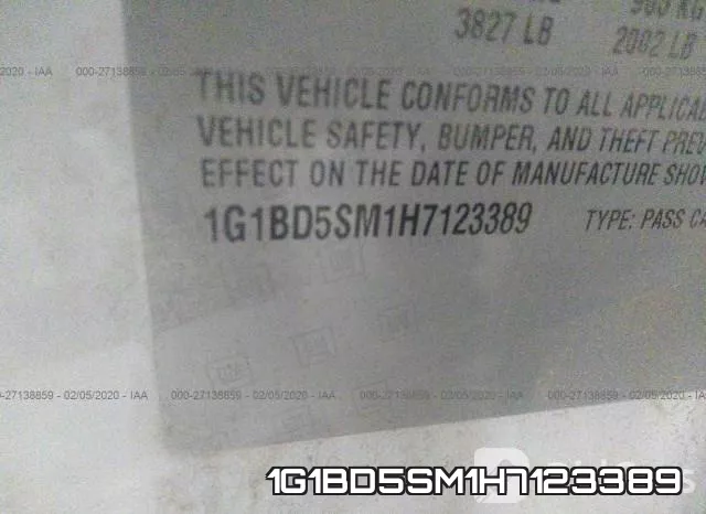 1G1BD5SM1H7123389 фото 10