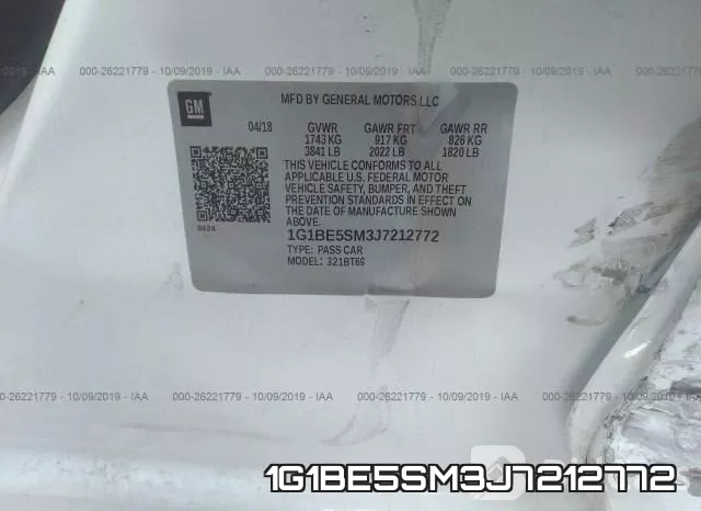 1G1BE5SM3J7212772 фото 10