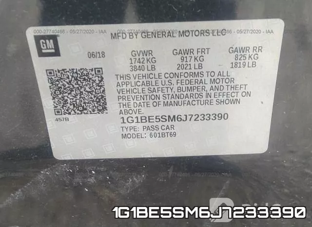 1G1BE5SM6J7233390 фото 10