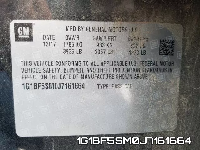 1G1BF5SM0J7161664 фото 2