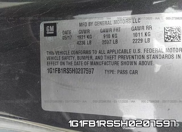 1G1FB1RS5H0207597 фото 10