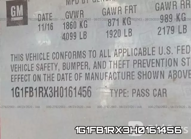 1G1FB1RX3H0161456 фото 10