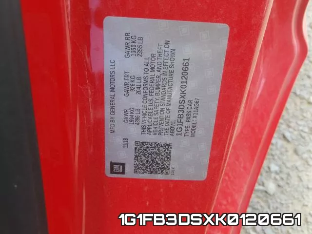 1G1FB3DSXK0120661 фото 2