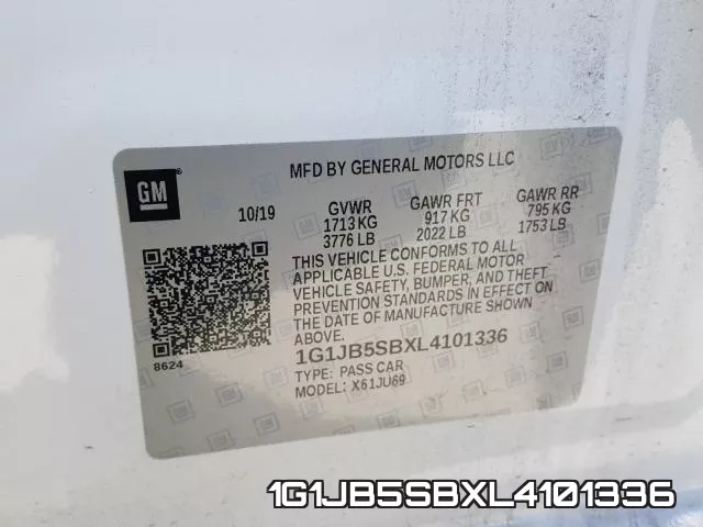 1G1JB5SBXL4101336 фото 2