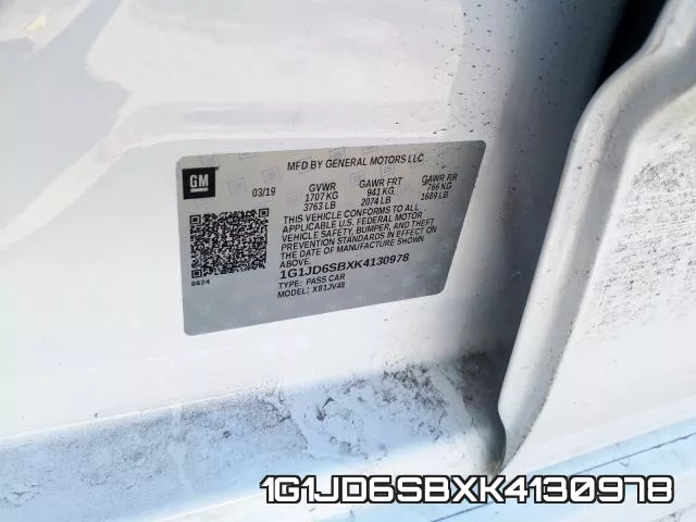 1G1JD6SBXK4130978 фото 2
