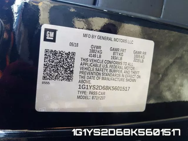 1G1YS2D68K5601517 фото 2