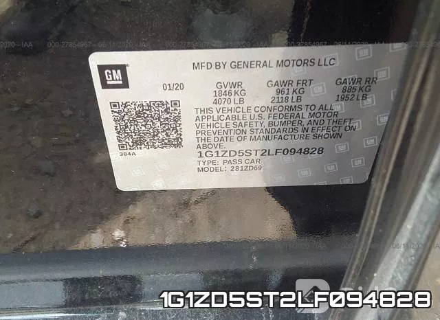 1G1ZD5ST2LF094828 фото 10