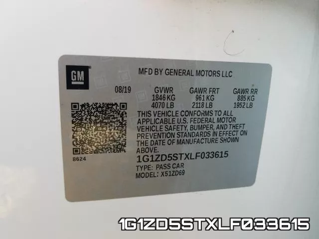 1G1ZD5STXLF033615 фото 2