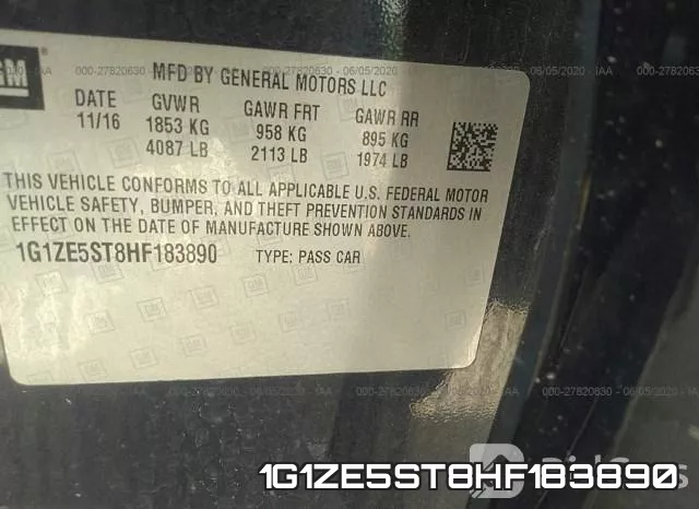 1G1ZE5ST8HF183890 фото 10