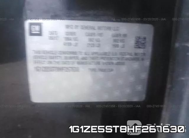 1G1ZE5ST8HF267630 фото 10