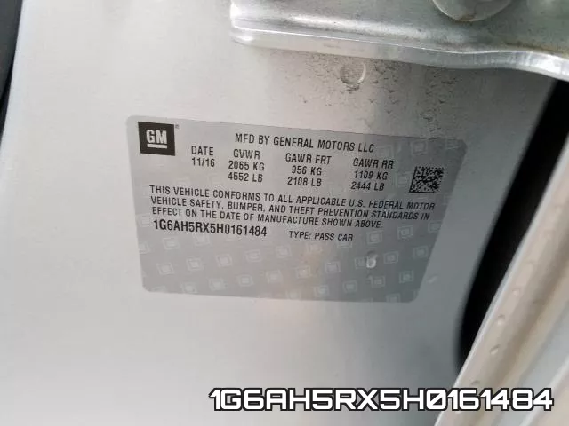 1G6AH5RX5H0161484 фото 2