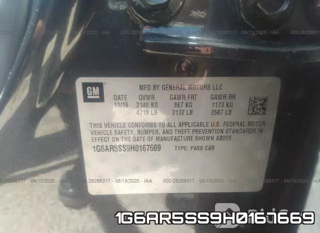 1G6AR5SS9H0167669 фото 10