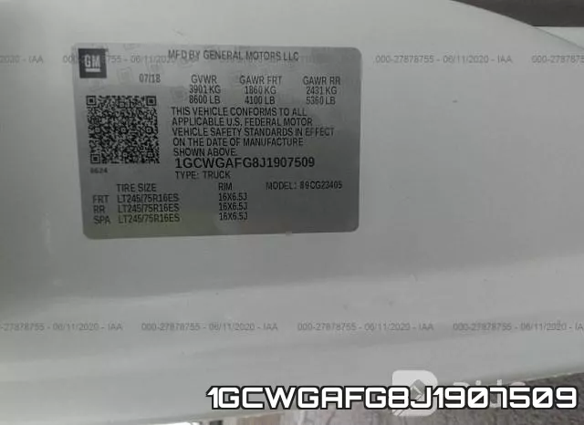 1GCWGAFG8J1907509 фото 10