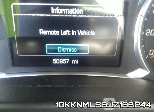 1GKKNMLS8JZ183244 фото 8