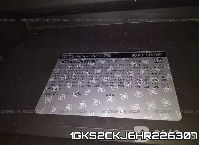1GKS2CKJ6HR226307 фото 10
