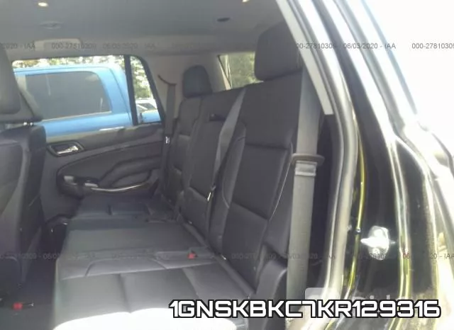 1GNSKBKC7KR129316 фото 9