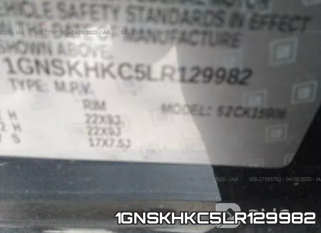 1GNSKHKC5LR129982 фото 10