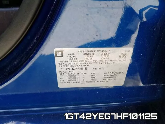 1GT42YEG7HF101125 фото 2