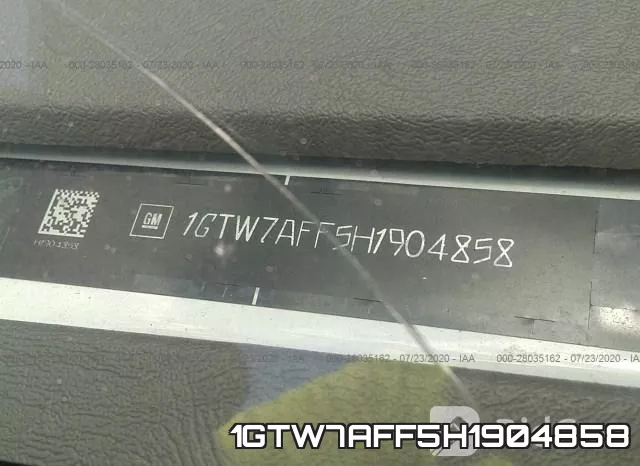 1GTW7AFF5H1904858 фото 10