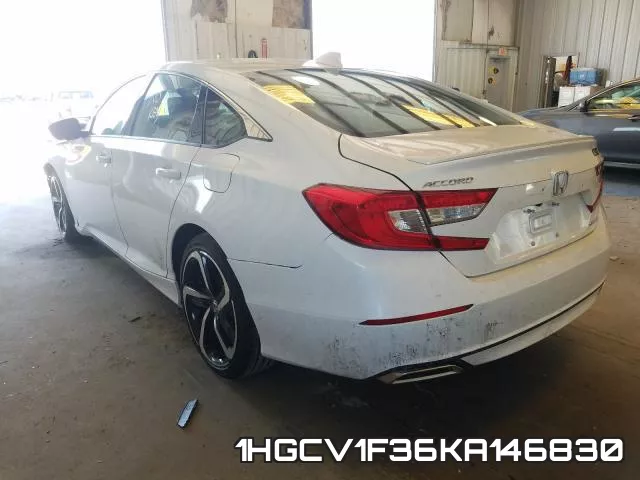 1HGCV1F36KA146830 фото 4